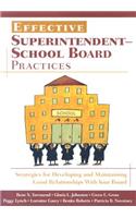 Effective Superintendent-School Board Practices