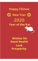 Happy Chinese New Year 2020 Year of the Rat Wishes for Good Health Luck Prosperity