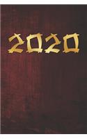 Grand Fantasy Designs: 2020 asiatisch gold auf rot - Kalender 2020 15,24 x 22,86