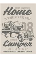 Home CamperCamping Journal & RV Travel Logbook