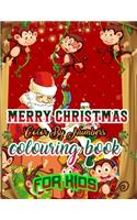 Merry Christmas Color by Numbers Coloring Book for Kids: a beautiful colouring book with Christmas Coloring for Children, boy, girls, kids Ages 2-4,3-5,4-8