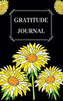 Cute Yellow & White Daisies Flower Garden Lover's Pretty Journal for Daily Thoughts Notebook Cute Diary for Women & Girls