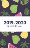 2019-2023 Monthly Planner: Five Year Planner Monthly Schedule Organizer 60 Months Calendar Agenda To Do List 5x8 Inch Notebook (Volume 27)