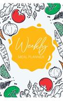 Week Meal Planner: 52 Week Food Planner & Grocery List Menu Planning Pages Prep Shopping List, Eat Records Journal Diary Notebook Log Book Keep Track For Healthy Meals