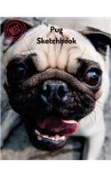 Pug Sketchbook: Blank Paper for Drawing, Doodling or Sketching 120 Large Blank Pages (8.5x11) for Sketching, inspiring, Drawing Anything Kids Love to do and to Impr