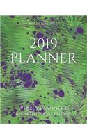 2019 Planner: Weekly Planner & Monthly Calendar(1 Plain & Simple)