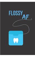 Flossy AF: Blank Line Journal