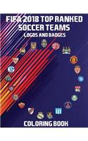 FIFA 2018 Top Ranked Soccer Teams Logos and Badges Coloring Book