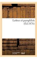 Lettres Et Pamphlets. Portrait Gravé À l'Eau-Forte