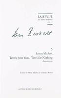 Samuel Beckett, Textes Pour Rien / Texts for Nothing