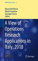 View of Operations Research Applications in Italy, 2018