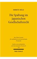 Die Spaltung im japanischen Gesellschaftsrecht