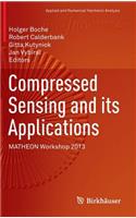 Compressed Sensing and Its Applications
