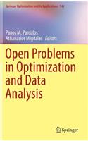 Open Problems in Optimization and Data Analysis