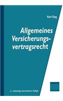 Allgemeines Versicherungsvertragsrecht