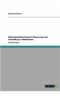 Rechtsstaatliche Praxis in Regierung und Verwaltung in Moldawien: (German)