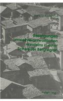 Bedingungen Umweltverantwortlichen Handelns in Einer Schweizer Bergregion