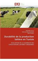 Durabilité de la Production Laitière En Tunisie