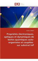 Propriétés électroniques optiques dynamiques boites quantiques auto-organisées couplées substrat inp