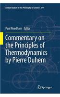 Commentary on the Principles of Thermodynamics by Pierre Duhem