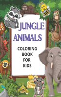 Jungle animals coloring book for kids