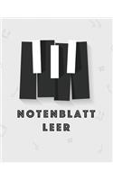 Notenblatt Leer