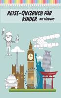 Reise-Quizbuch Für Kinder Mit Färbung