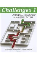 Challenges 1: Reading and Vocabulary for Academic Success