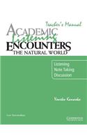 Academic Listening Encounters: The Natural World Teacher's Manual