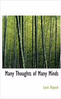 Many Thoughts of Many Minds: (English)