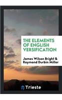 The Elements of English Versification