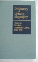 Dictionary of Literary Biography