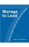 Manage to Lead