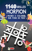 1140 grilles Morpion Images à colorier sur fond de fées