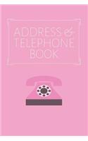 Address & Telephone Book: Organizer Contacts (6 x 9 in, 360 Contacts) - Record Addresses, Social Media, Telephone Numbers, Emails, Birthday & Extra Notes - Alphabetical A-Z I