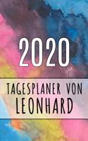 2020 Tagesplaner von Leonhard: Personalisierter Kalender für 2020 mit deinem Vornamen