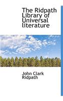 The Ridpath Library of Universal Literature