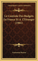 Le Controle Des Budgets En France Et A L'Etranger (1901)