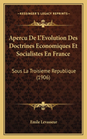 Apercu De L'Evolution Des Doctrines Economiques Et Socialistes En France: Sous La Troisieme Republique (1906)(French)