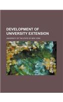 Development of University Extension