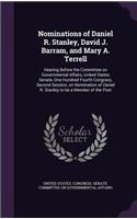 Nominations of Daniel R. Stanley, David J. Barram, and Mary A. Terrell: Hearing Before the Committee on Governmental Affairs, United States Senate, One Hundred Fourth Congress, Second Session, on Nomination of Daniel R. 