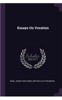 Essays On Vocation