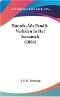 Roorda's Pandji-Verhalen In Het Javaansch (1896)