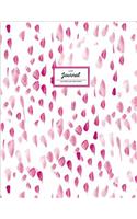 Lined Journal - Watercolor: Pink, Large (Wide Ruled Notebooks)