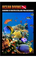 Ocean Diving Cuaderno de registro detallado para buceadores
