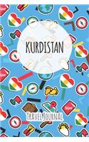 Kurdistan Travel Journal: 6x9 Travel planner I Road trip planner I Dot grid journal I Travel notebook I Travel diary I Pocket journal I Gift for Backpacker