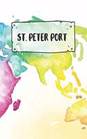 St. Peter Port: Ruled Travel Diary Notebook or Journey Journal - Lined Trip Pocketbook for Men and Women with Lines