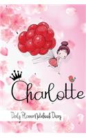 Charlotte Daily Planner Notebook Diary