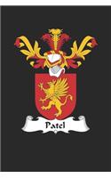 Patel: Patel Coat of Arms and Family Crest Notebook Journal (6 x 9 - 100 pages)