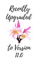 Recently Upgraded To Version 11.0
